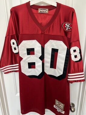 🔥 Jeff Hamilton Jerry Rice SF 49ers Players of the Century Jersey 4XL 60